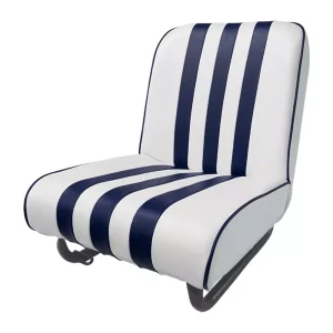 Voorstoel links Méhari - wit/blauw