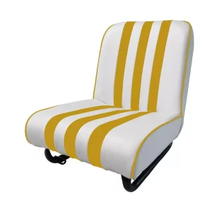 Voorstoel links van een Méhari - wit/geel