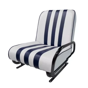 Voorstoel rechts Méhari - wit/blauw