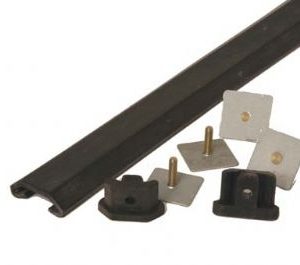 Achterbumperrubber zwart 63->73