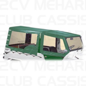 Bache achter 4 gesp Méhari groen