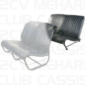 Bekleding achter stoel zonder zijkant 2cv blue abyss