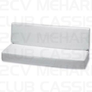 Bekleding stoel achter Méhari blanc polaire