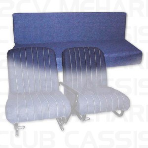 Bekleding stoel achter Méhari jeans