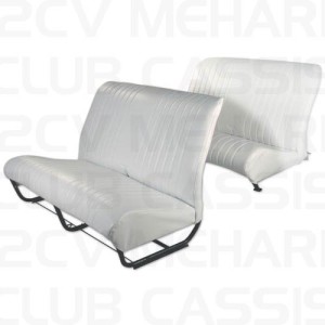 Bekleding voor bank met zijkant 2cv blanc polaire