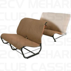 Bekleding voor bank zonder zijkant 2cv aere marron