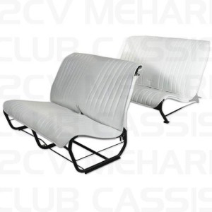 Bekleding voor bank zonder zijkant 2cv blanc polaire