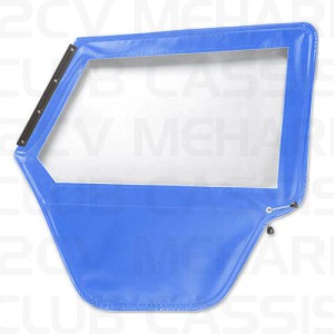 Deur links aluminium raamkader Méhari bleu gitane