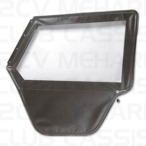 Deur links aluminium raamkader Méhari zwart