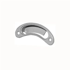 Deurhendel geleider links grijs