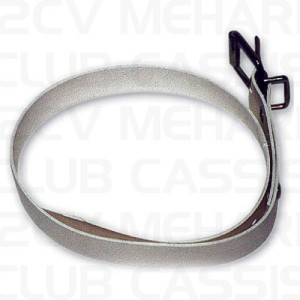 Gesp U voor Méhari wit