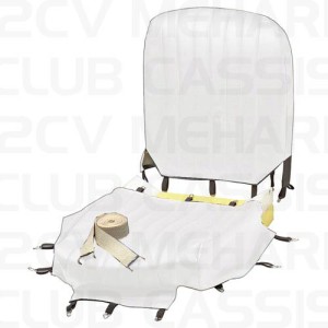 Renovatieset stoel voor Méhari blanc polaire