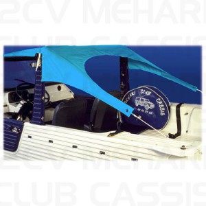 Riviera bache Méhari bleu gitane