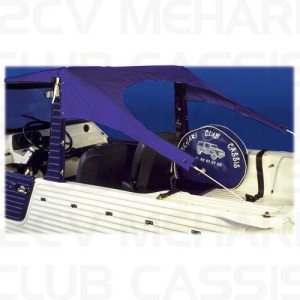 Riviera bache Méhari bleu marine