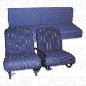 Stoel set nieuw Méhari (2voor, 1 achter) jeans.