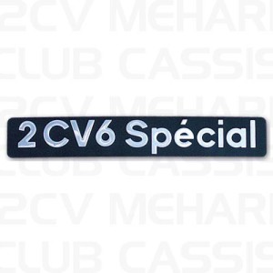 Typeplaatje 2cv6 Special