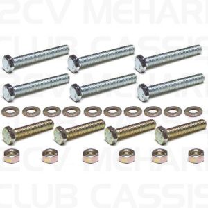 Schroevenset koffersluiting x10 Mehari