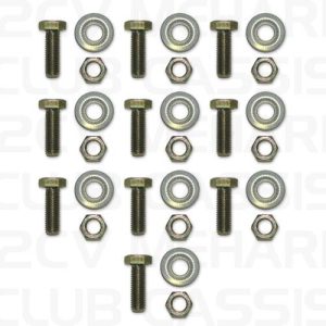 Vijzenset spatlap achter links+rechts Méhari