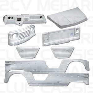 Volledige body Méhari OM zonder vloer