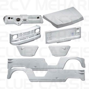 Carrosserie Méhari, nieuw model dashboard, oud model zonder bodemplaat - ASA om te spuiten