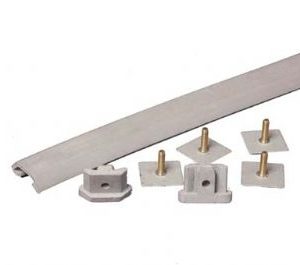 Voor + bumperrubber grijs 63->73