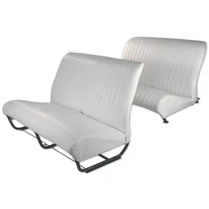 Wit skaï - bekledingsset bank met gesloten zijkant 2CV/DYANE
