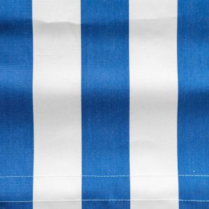 Zonnedakje blauw/wit