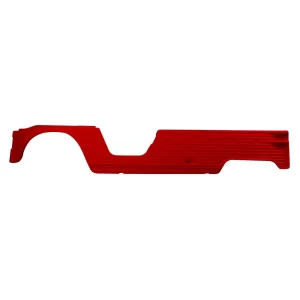 Linker zijpaneel van de Méhari met spoiler - Glanzend rood PMMA