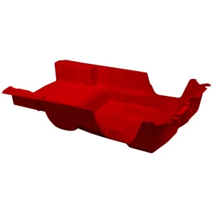 Méhari 4-zits vloer - Glanzend rood PMMA