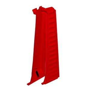 Linkerstijl, kaal Méhari - Glanzend rood PMMA