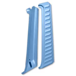 Linkerzijstijl kaal Méhari - Calanque blauw PMMA