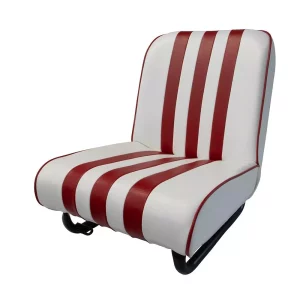 Voorstoel links Méhari - wit/rood