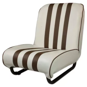 Voorstoel links Méhari - wit/bruin