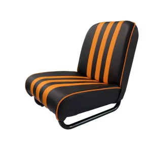 Linker voorstoel Méhari - zwart/oranje