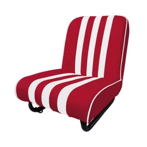 Voorstoel links Méhari - rood/wit