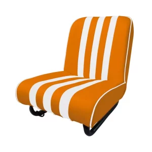 Voorstoel links Méhari - oranje/wit