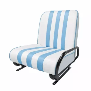 Siège avant droit Méhari - blanc/bleu Calanque