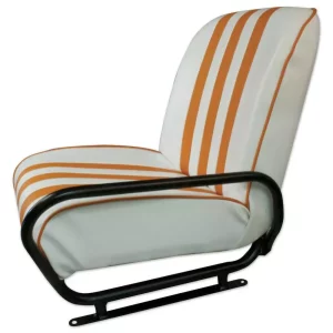 Voorstoel rechts Méhari - wit/oranje