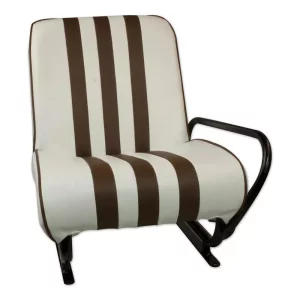 Méhari voorstoel rechts - wit/bruin