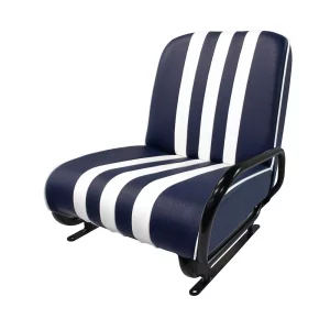 Voorstoel rechts Méhari - blauw/wit