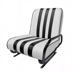 Voorstoel rechts Méhari - wit/zwart