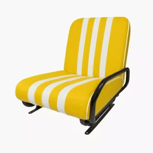 Voorstoel rechts Méhari - geel/wit