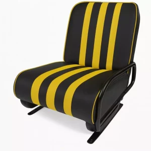 Méhari voorstoel rechts - zwart/geel