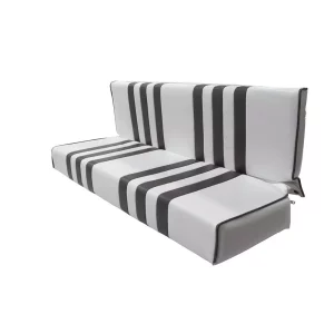 Méhari achterbank - wit/grijs