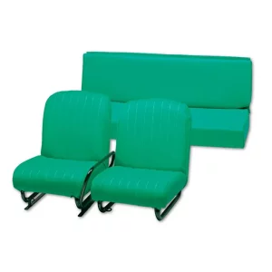 Set van 3 Méhari-stoelen (rechterstoel kan worden neergeklapt) - lagunegroen