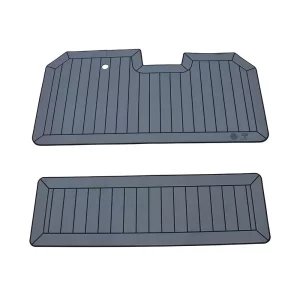 Méhari vloermatten in grijze jachtstijl (voor en achter, 4 zitplaatsen)