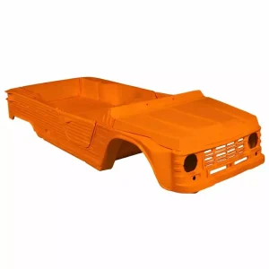 Carrosserie volledig NM 4 plaatsen met vleugels anti UV oranje MEHARI
