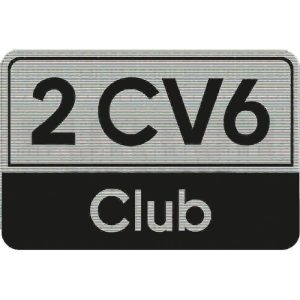 Type sticker 2CV6 Club