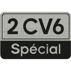 Type sticker 2CV6 Spécial