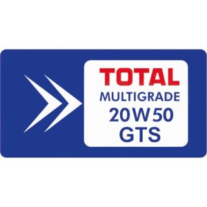 Sticker Total Multigrade 20W50 GTS